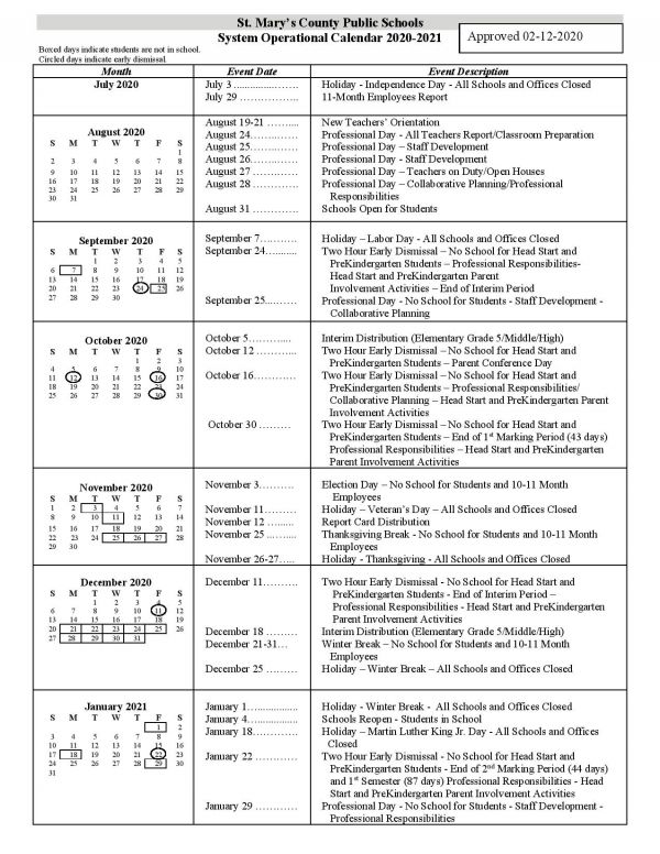 High Road Schools of St. Mary’s County SESI