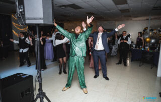 Students and staff at Lexington Life Academy enjoying prom night