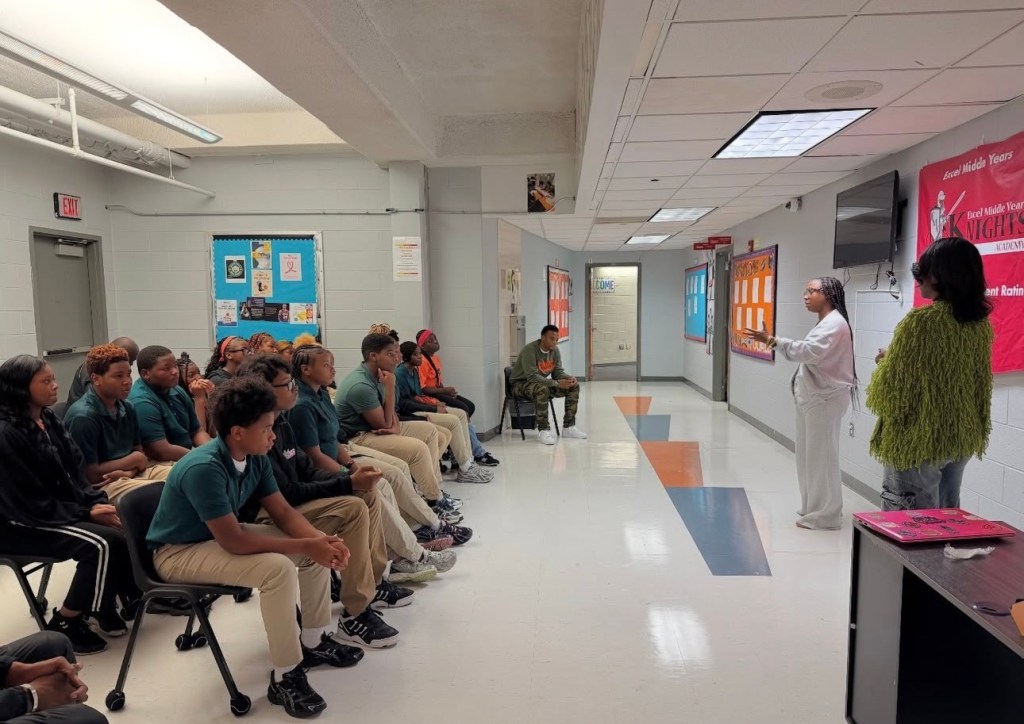 Counselors leading a discussion on mental health and inclusion - Excel bullying prevention