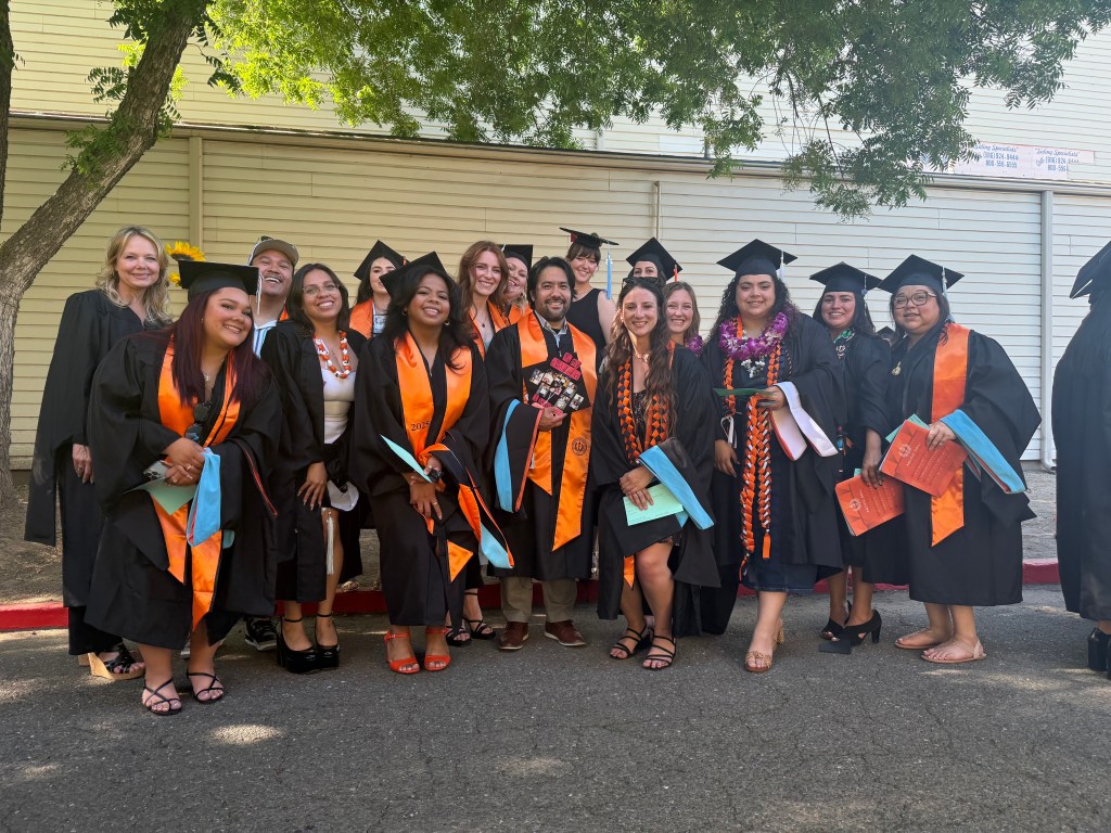 Special education teachers collaborating during credential program California