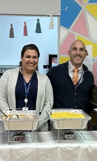 Veteran educator Vincent Lindsley at school event