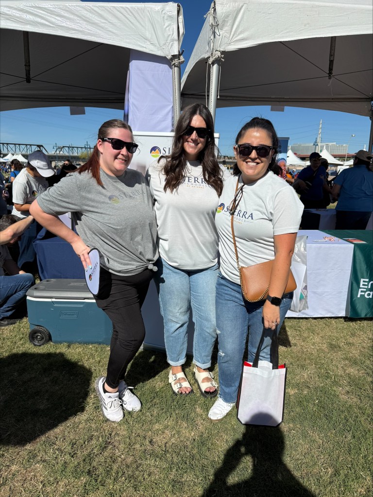 Sierra Schools of Arizona team at YES Day Walk for Autism resource fair