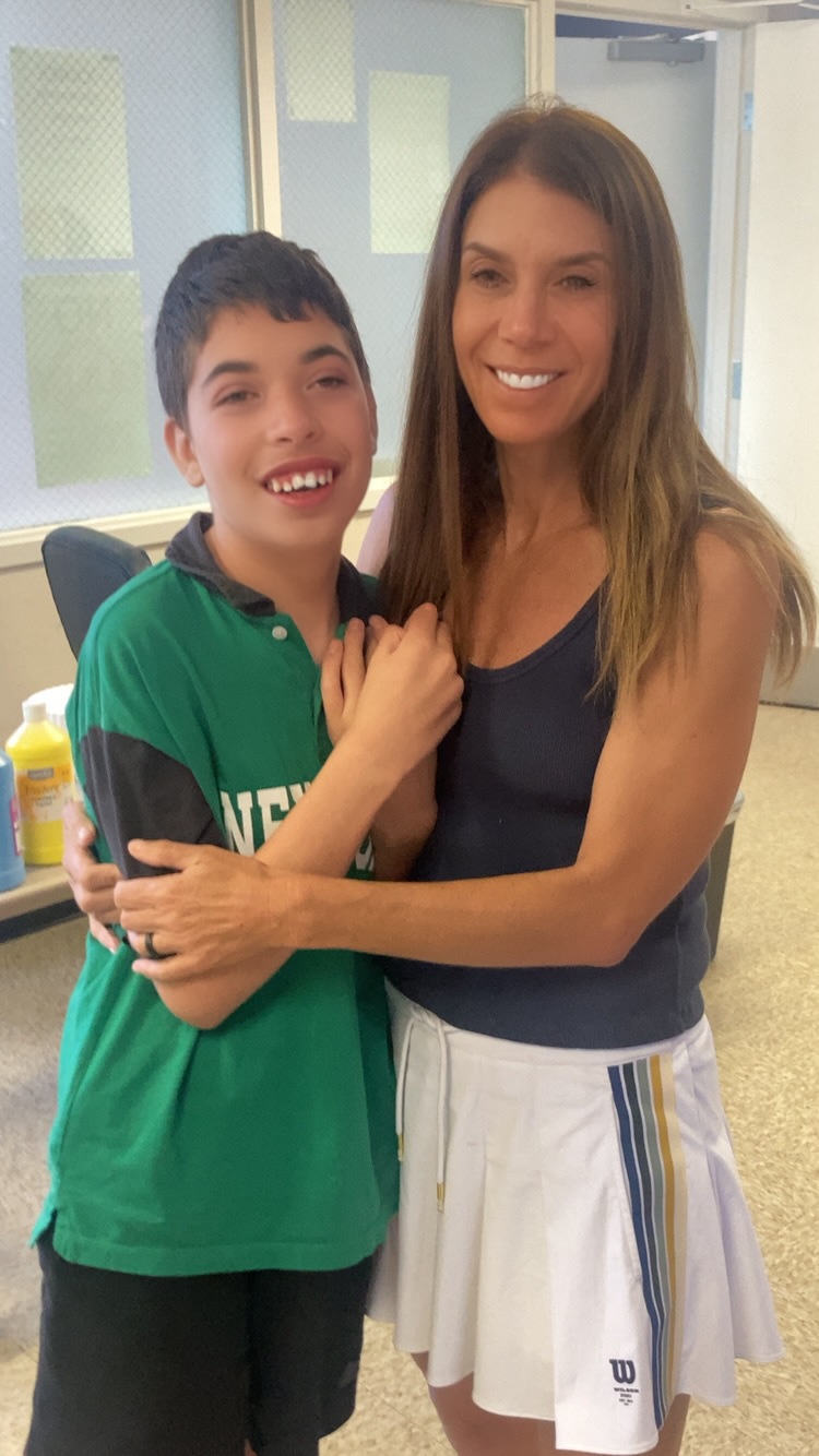 Jodi and Ryder smiling