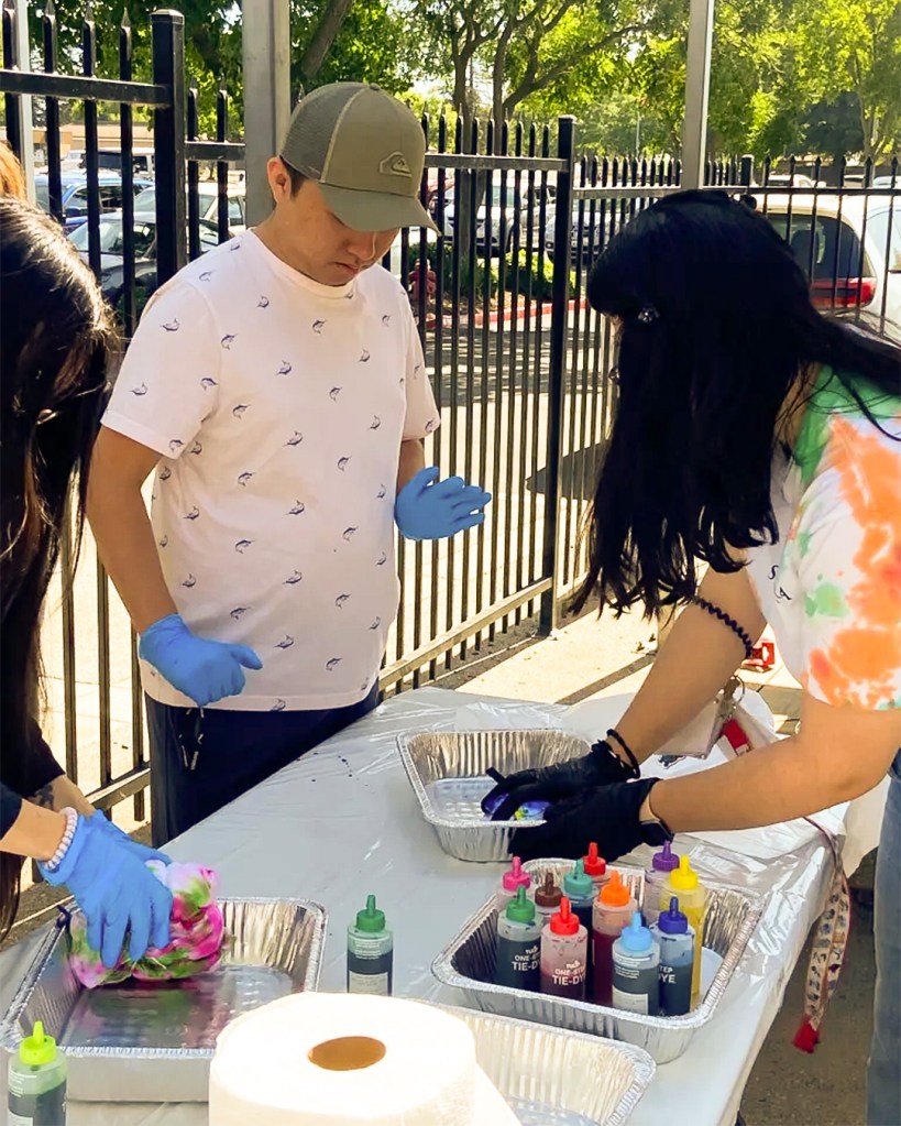 Extended School Year services dye-dye day