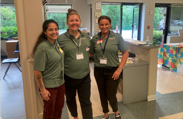 High Road School of Anne Arundel staff members pose together during the annual Autism Parent Workshop.