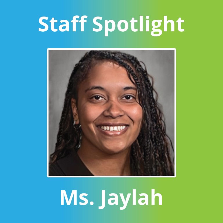 Professional headshot of Ms. Jaylah, April Staff of the Month at High Road School of Bucyrus