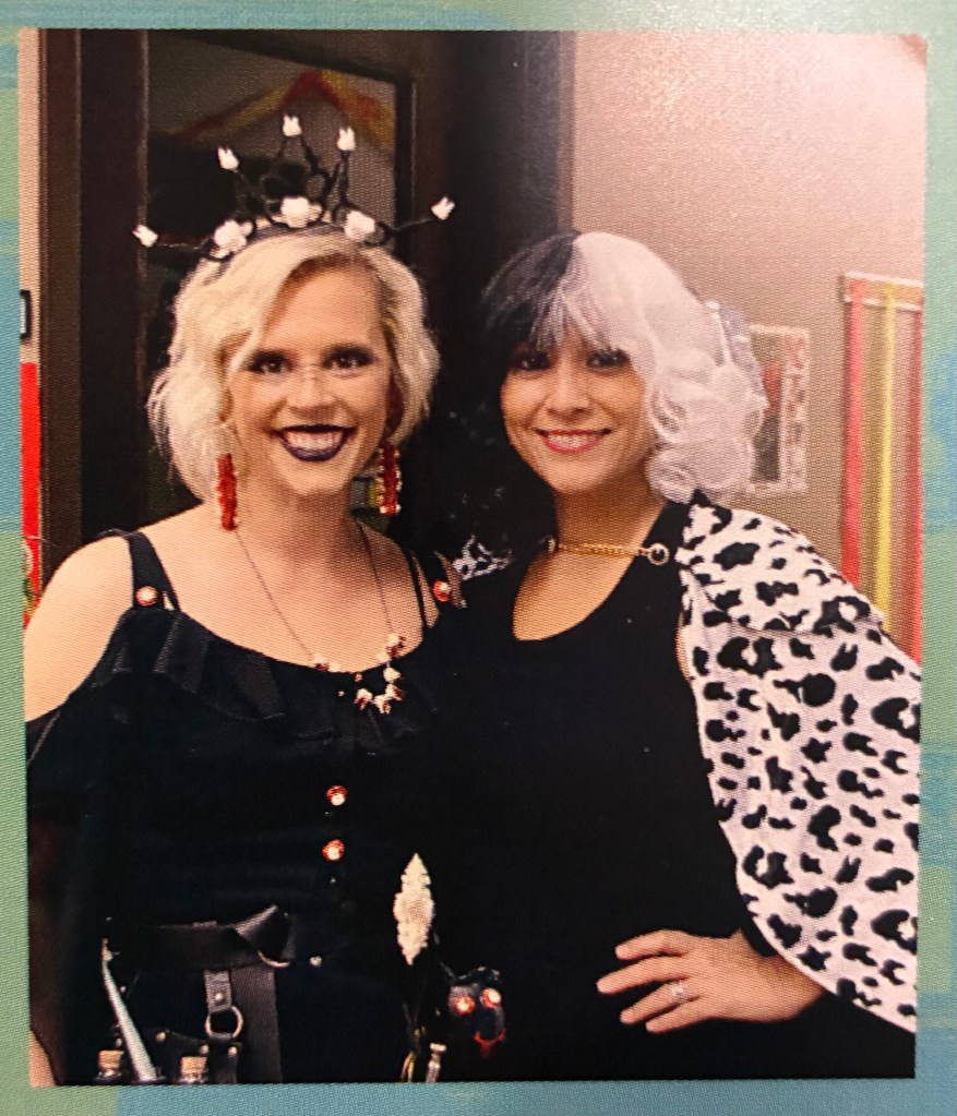 NewHope Academy staff members dressed in costumes during a school event