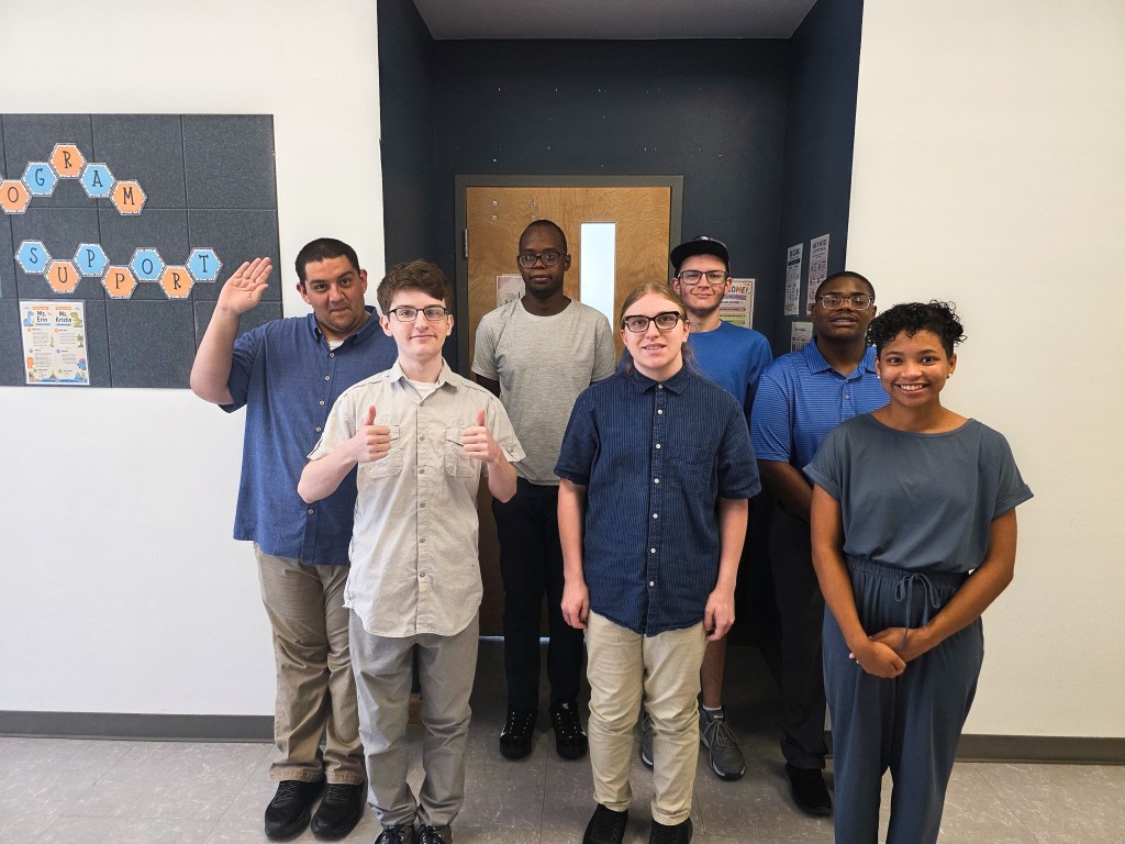 Sierra School of Gateway students pose together during the Work-Based Learning Program.
