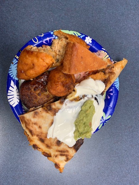 Hispanic cuisine at school event