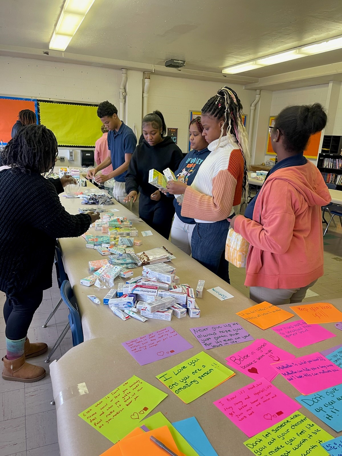 Student engagement during the Day of Service