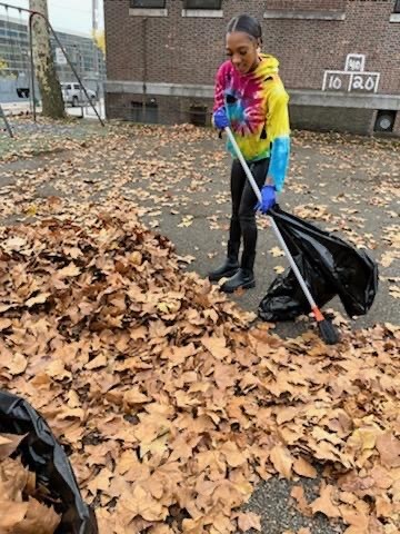 Students packing supplies