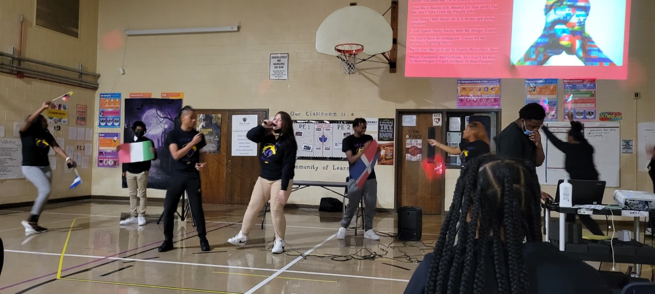 Students presenting Hispanic Heritage Month projects - Photo 2