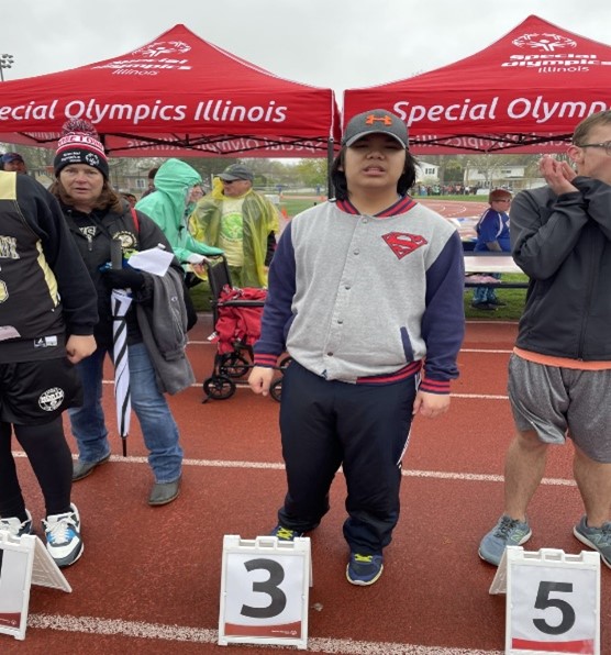 Richard Arceo wins Bronze Medal for 50 Meter Dash