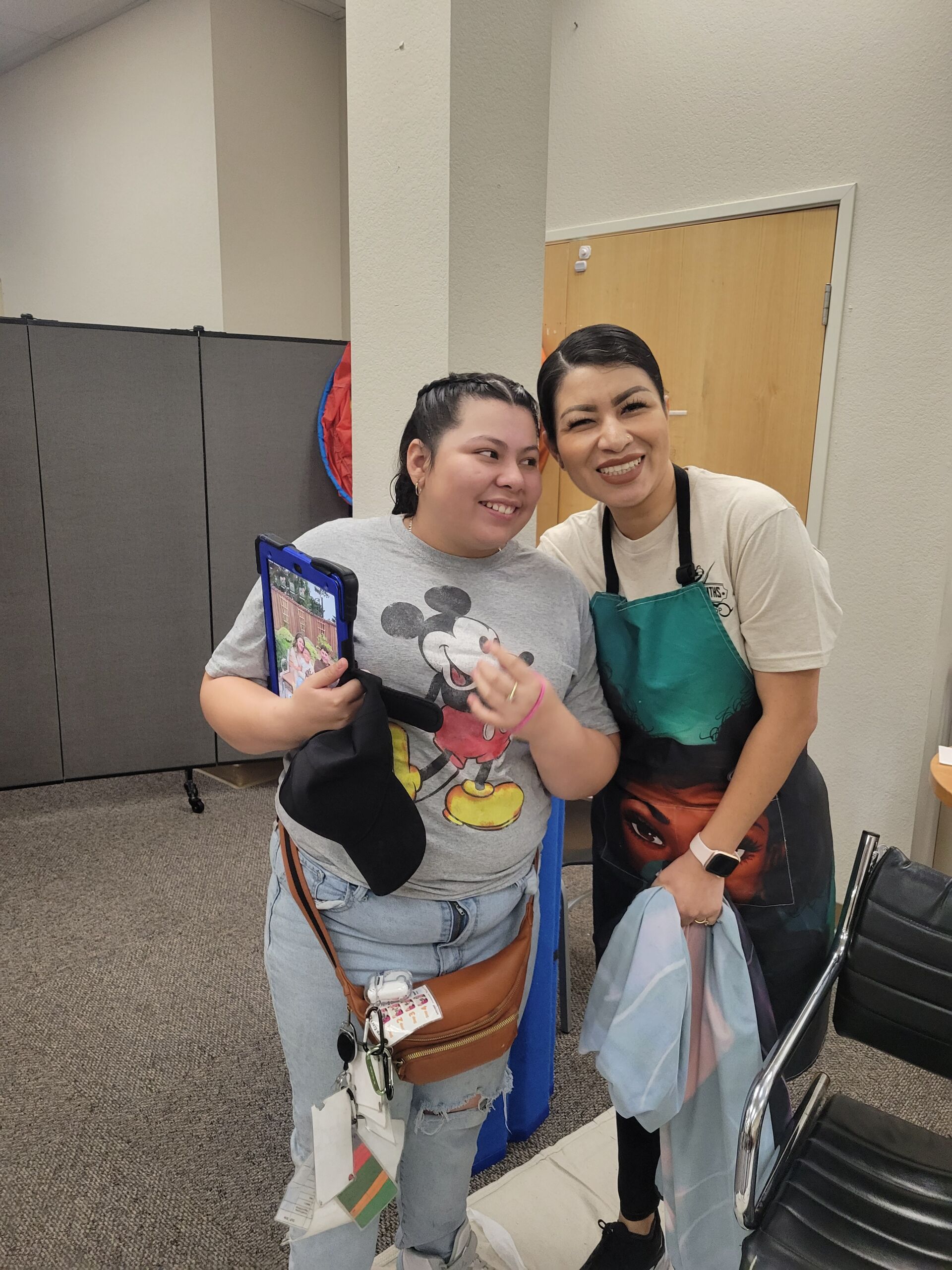 Students receiving haircuts - Image 11
