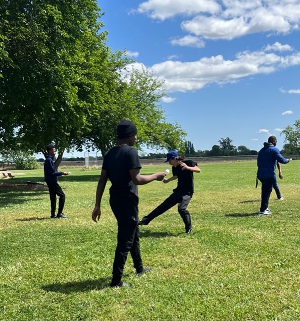 Students participating in the egg races - Photo 1