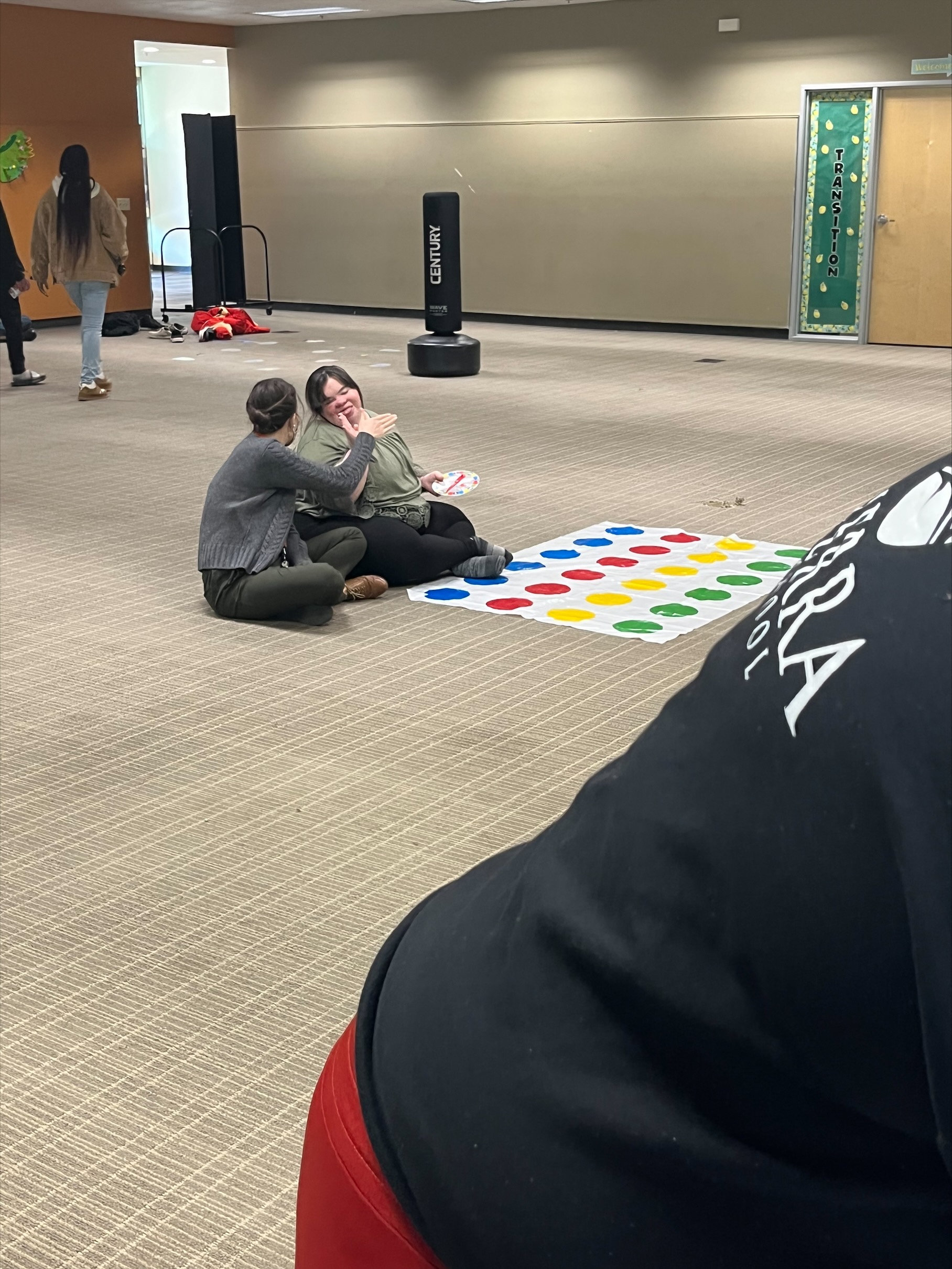 Students enjoying World Play Day