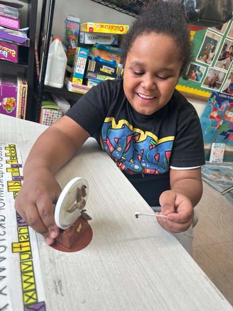 Students Learning About Caterpillars
