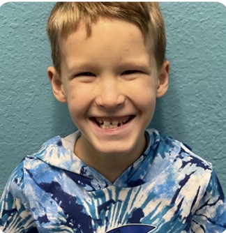 Elijah, Student of the Month for August