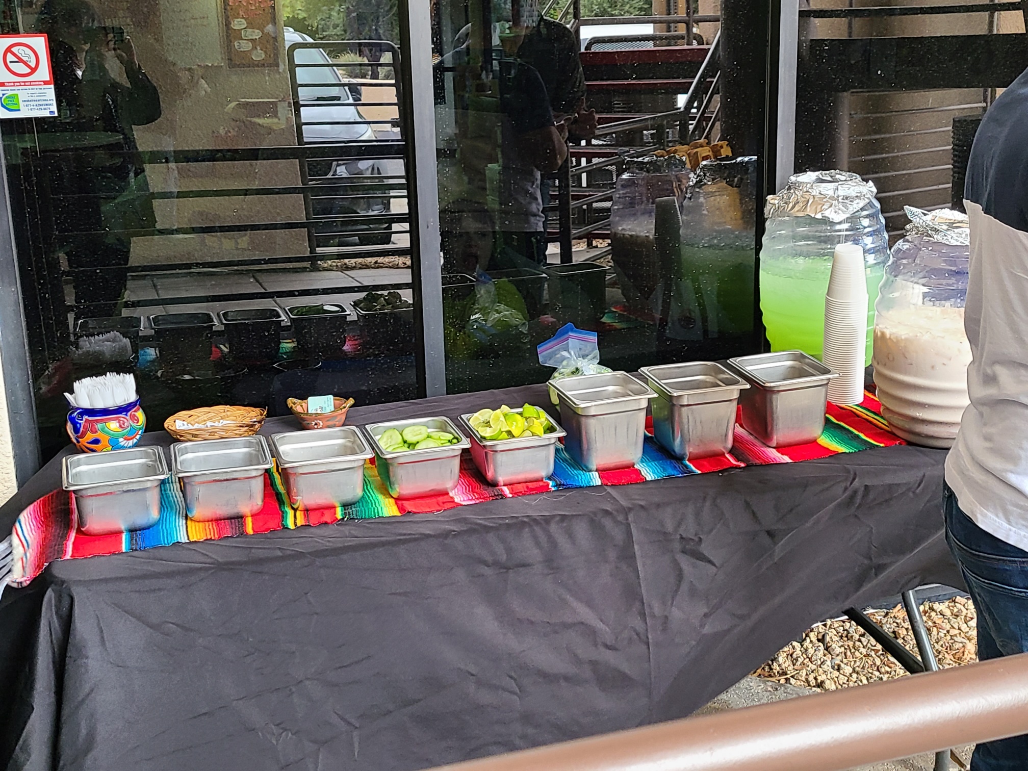 Sierra Academy staff enjoying lunch