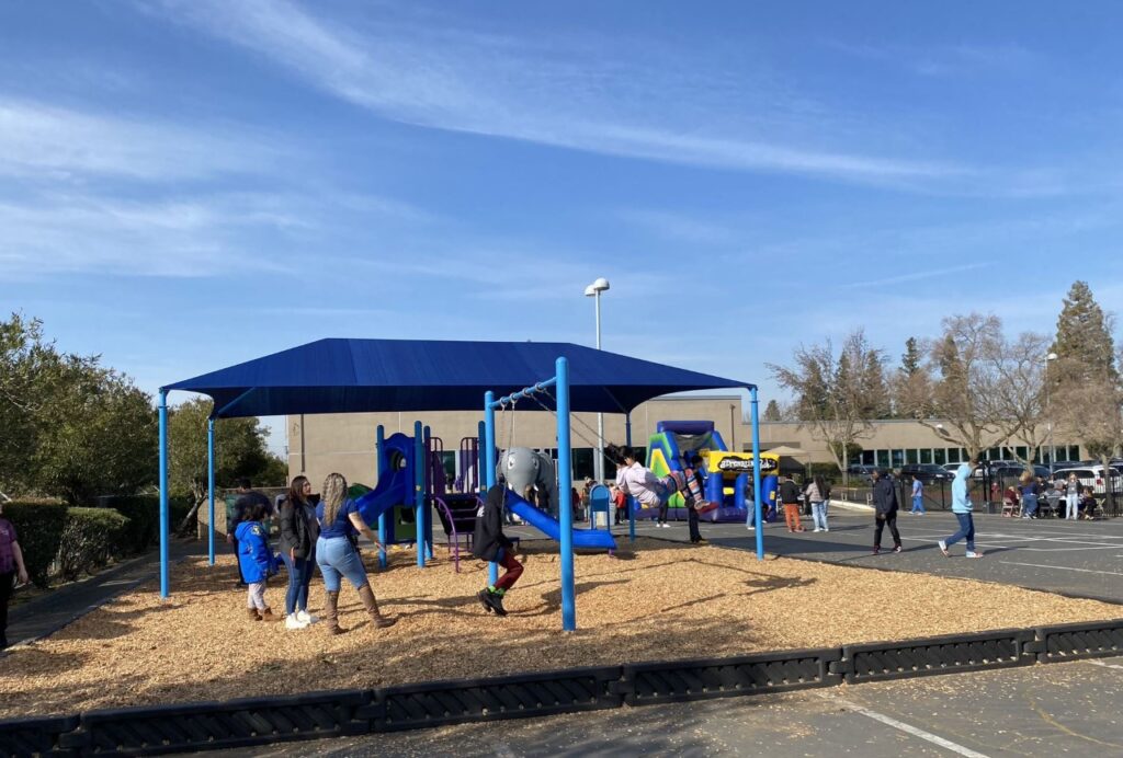 Sierra School of Sacramento students enjoying Global School Play Day